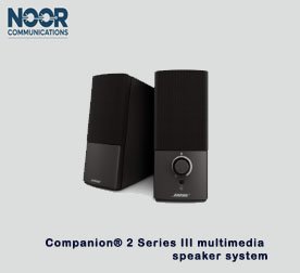 Companion 2 Series III multimedia speaker system