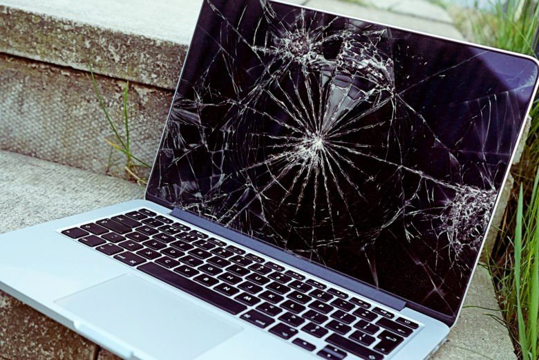 broken macbook